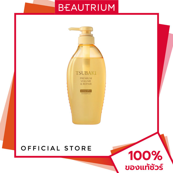 (Preorder) TSUBAKI Premium Volume & Repair Shampoo, 450ml, BEAUTRIUM.