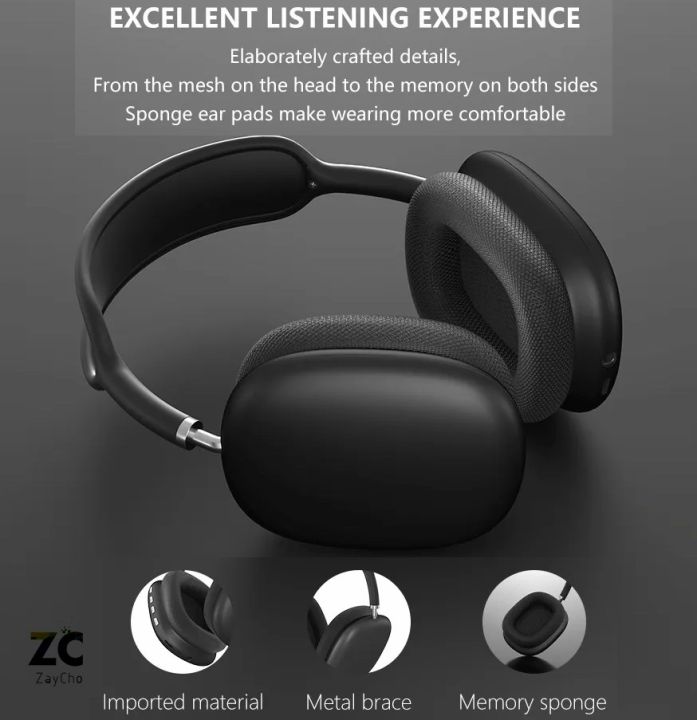 P9%20Wireless%20Bluetooth%20Headphones,%20HiFi%20Stereo%20Over%20Ear%20Headset%20with%20Microphone%20Sports%20Noise%20Cancelling%20Earphones%20for%20Travel/Home/Office%20(Black)%20-%20Image%204