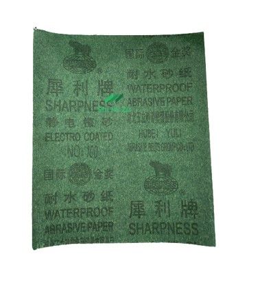 Sand Paper Sharpness No.100 Electro coated Waterproof Abrasive Paper ကော်ပတ်