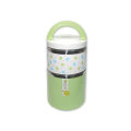 2 Layer Homio Lunch Box (930 ml) - နှစ်ဆင့် စတီးခံ ထမင်းဗူး. 