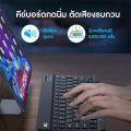 (Preorder) Taokinall 10-inch Thai keyboard, keyboard, mouse, RGB 7 colors, 2 modes, Bluetooth keyboard, wireless, iPad keyboard, thin and compact, is a keyboard for iP / Android / Windows.. 
