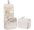 Multifunctional Foldable Hook Bag Waterproof Toiletry Bag with ple Compartments for Business and Gym. 
