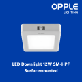 OPPLE LED-Downlight-Sm-HPF-ESII-S150-12W-3000K Warmwhite (Square, Surfacemounted). 
