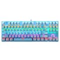 Tech Xtreme_ Leaven K550 RGB 87 Keys (Blue Switch), Mix Keycap Color True Mechanical Gaming Keyboard Keyboard RGB Keyboard PC / RGB / Gaming Keyboard. 