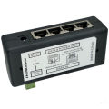POE Injector 4 Ports POE Splitter 12V- 48V for CCTV Network POE Camera Power Supply Switch Over Ethernet IEEE802.3af. 