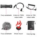 BOYA by-MM1 Universal Cardiod  Microphone for iPhone Android Smartphone PC Canon Nikon DSLR Camera Recording Vlog. 
