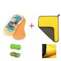 Cleaning Cloth Cleaner Detailing Car Wash Towel and Cleaning Supplies Large Size Sponge Brush (Go Goo Store). 