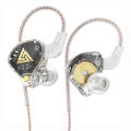 QKZ AKX IEM Monitor Level Headphone Transparent In-Ear Wired Earbuds With Mic HiFi Bass Stereo Music Earphone AUX 3.5MM. 