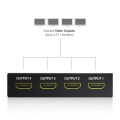 HDMI splitter one-to-four 4k x 2k high-definition video splitter. 