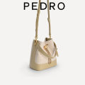 [Pedro] Singapore Preorder Tweed Bucket Bag - Sand. 