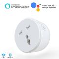 Smartlife Universal 10A smart plug with socket, App remote and alexa/goo.gle-home/siri assistant voice control. 