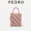 [Pedro] Singapore Preorder Icon Leather Tote Bag - Pink. 