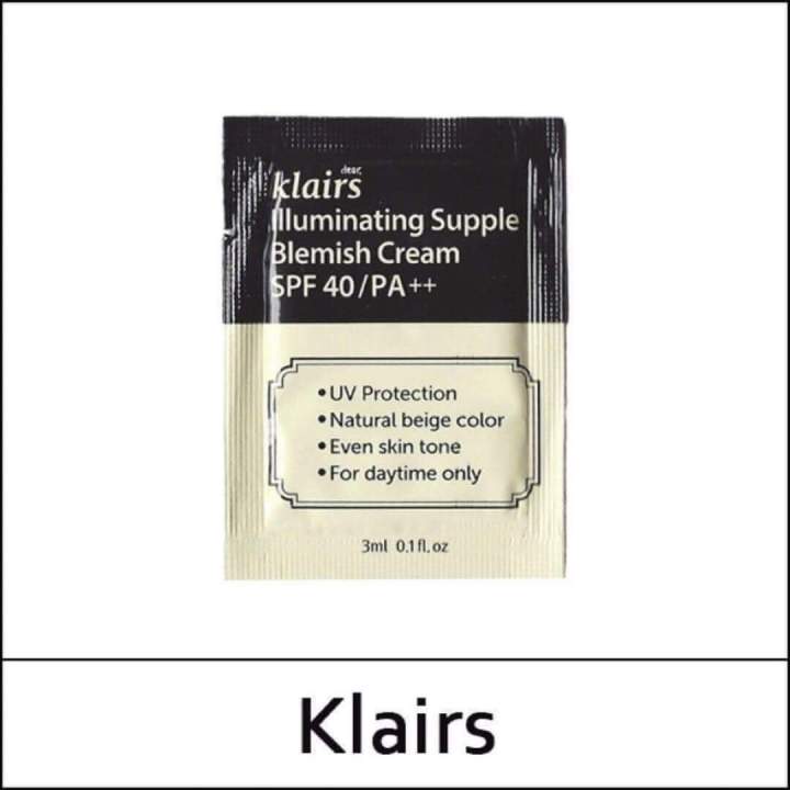 Klairs BB cream SPF 40 PA +++ 3ml x 3pcs