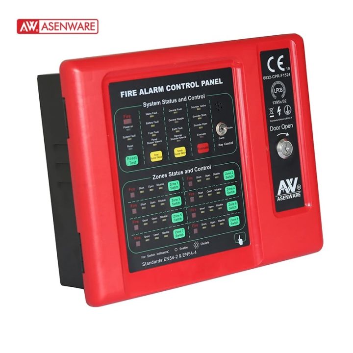 Asenware Conventional 8 Zone Fire Alarm Panel