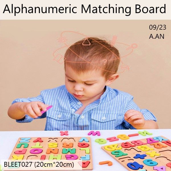Alphanumeric Matching Board (BLEET027) | Shop.com.mm