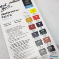 12 Colours - 12ml - Watercolor Set - Mont Marte. 