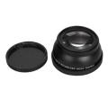 58mm 0.45 X Wide Angle Macro Lens For Nikon D3200 D3100 D5200 D5100. 