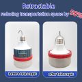 Retractable 18650 rechargeable LED light bulb mobile night market light emergency rechargeable light. 