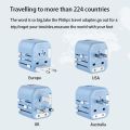Philips Conversion Plug Global Universal  Travel Consent Converter USB Socket. 
