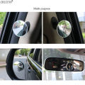 1 PC Car Back Seat Rear Passenger Get Off B-pillar Small Round Mirror Eliminate Blind Spot Dead Zone Mirror. 