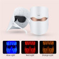 CkeyiN LED Facial Mask USB Plug-in 3 LED Photon Skin Rejuvenation 32 LED lights mask Anti Acne Therapy Whitening Beauty Skin Tool MR593. 