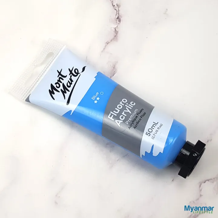 Blue%20-%20Fluorescent%20Acrylic%20-%20%2050ml%20-%20Mont%20Marte%20-%20Image%205