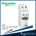 Schneider RCBO IC60H2 - earth leakage circuit breaker - 2P - C curve - 16 A - 30m A - 240 V. 