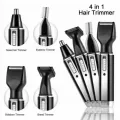 Kemei KM-6630 4in1 Set Beard Shaver Nose Hair Eyebrows Ears Trimmer Clippers. 