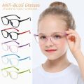 Children Silicone Glasses Retro Small Round Frame Kids Ultralight. 