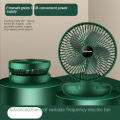 8 Inch Rechargeable USB Mini Foldable Fan Office Household Fan Desktop Portable Air Circulating Electric Fan. 