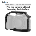 (Preorder) Selens Full Camera Cage for Fujifilm X-H2/X-H2S HDMI Cable Holder. 