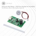 Ultrasonic Mist Maker + USB Driver Module for Humidifier (5V, Ø16mm, Micro USB, Quality Grade-B) - CE Store. 