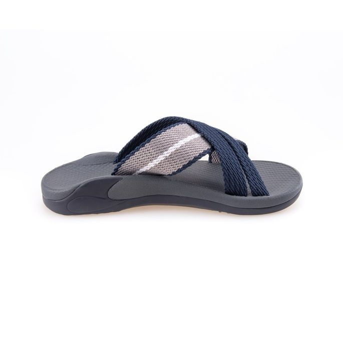 (Preorder)CC211 Navy Blue-Grey Dortmuend The Orthotic Sandals Health shoes That helps relieve pain from flat feet or deformed feet and trains you to stand straighterအမျိုးသမီးစီးဖိနပ်