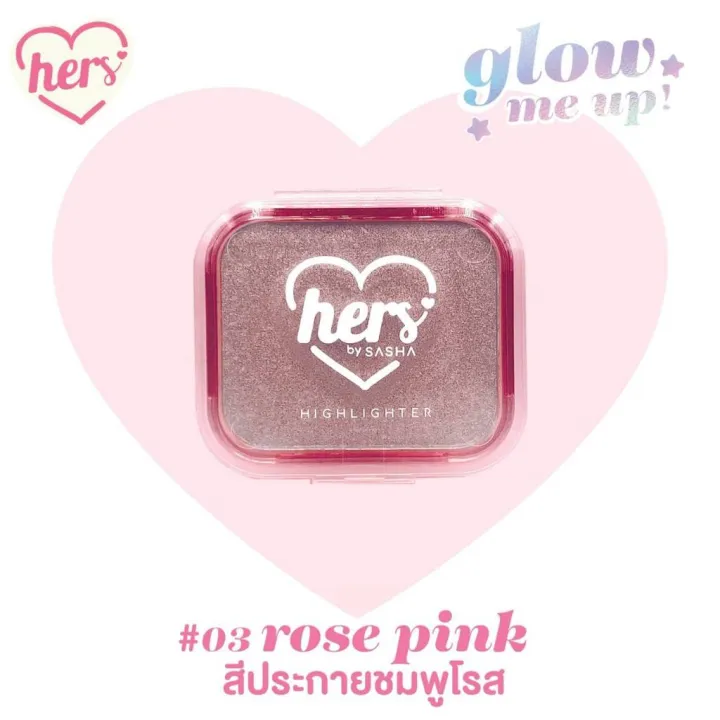 (Preorder)Sasha%20Hers%20Me%20up%20Highlight%20Highlighter%20That%20Adds%20Shine%20to%20the%20Face.%20with%20Shimmer%20Texture%20Sparkling%20Glitter%20-%20Image%204