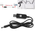 Golden Pyae USB DC 5V To DC 12V 2.1x5.5mm Male Step-Up Converter Adapter Cable For Wifi Router (USB to 12V ဝိုင်ဖိုင်ကြိုး). 