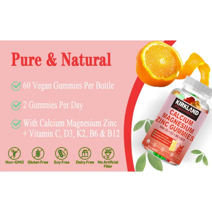 (Preorder)KIRKLAND%20Calcium%20Magnesium%20Zinc%20Gummies%20-%20Helps%20Strengthen%20Bones%20and%20Teeth,%20Muscles,%20and%20Immunity%20-%20Image%208
