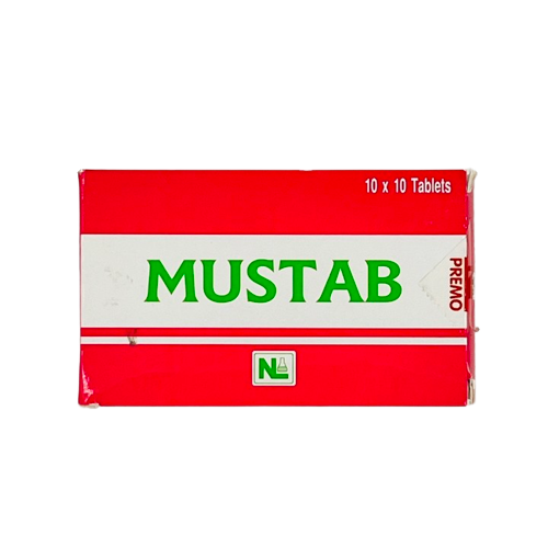 MUSTAB (1x10's) Paracetamol 500mg, Orphenadrine Citrate 30mg