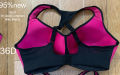 Nike XL 36D Size Sport Bra အမျိုးသမီးဝတ် အားကစားဝတ်အင်္ကျီ used အသန့် Nike Sport Bra 36D Preloved in good condition. 