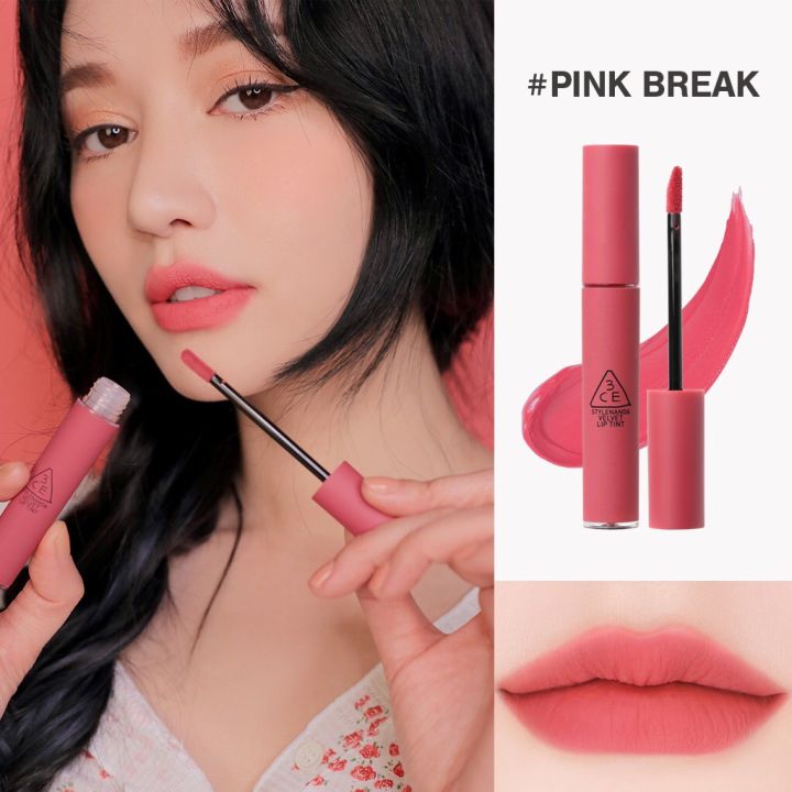 3ce%20velvet%20lip%20tint-Pink%20Break%20-%20Image%205