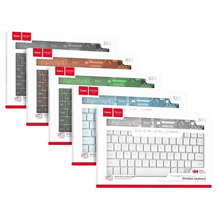 Hoco%20Wireless%20keyboard%20%E2%80%9CS55%20Transparent%20Discovery%20edition%E2%80%9D%20-%20Image%204