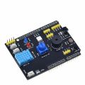 DHT11 LM35 Temperature Humidity Sensor Multifunction Expansion Board Adapter For Arduino UNO R3 RGB LED IR Receiver Buzzer I2C. 