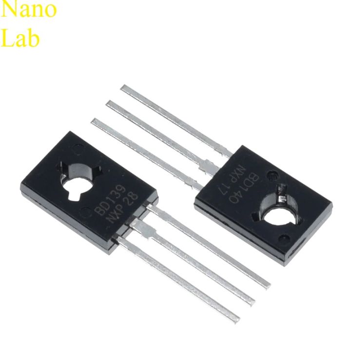 5pcs%20BD139%20+%205pcs%20BD140%20TO-126%20Silicon%20NPN%20PNP%20Transistor%20Low%20Voltage%2080V%201.5A%20-%20Image%205