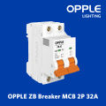 OPPLE Breaker MCB 2 Pole-C32. 