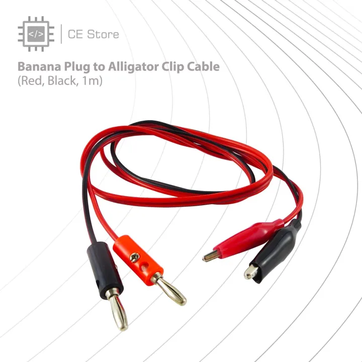 Banana%20Plug%20to%20Alligator%20Clip%20Cable(Red,%20Black,%201m)%20-%20Image%202