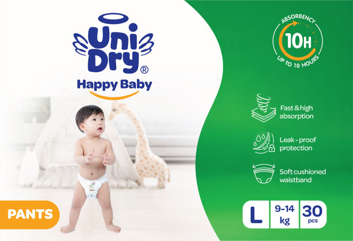 Baby Diaper Pants (Happy Baby) L (30pcs)