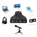 7.1 external independent USB sound card for the game users to bring a new experience.The virtual USB 7.1 channel sound adapter. 