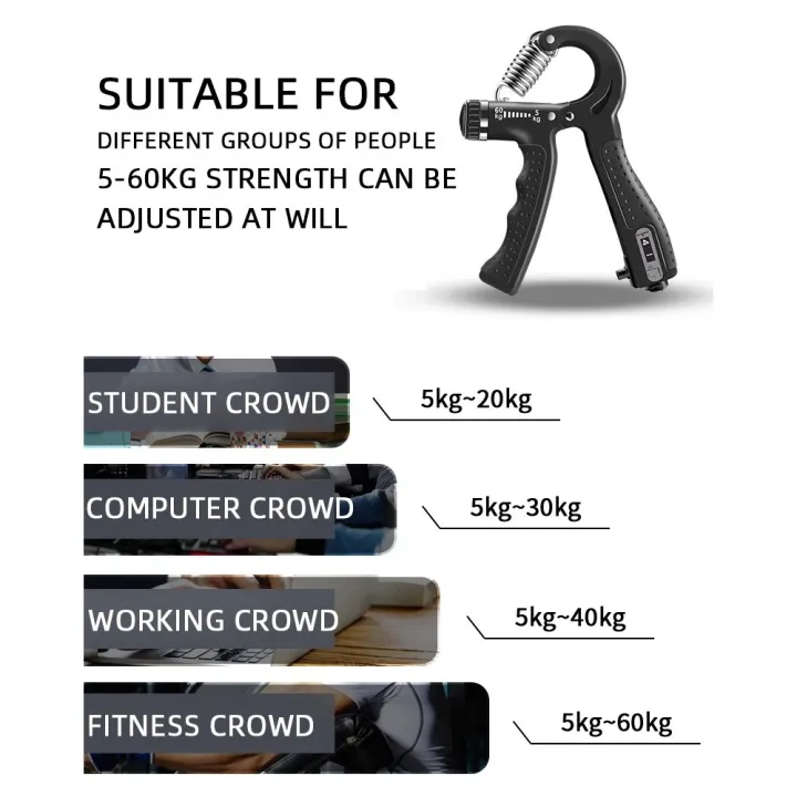 %5BFC%5D%205-60kg%20Adjustable%20Smart%20counting%20Hand%20Grip%20Strengthener%20-%20Image%205