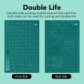 A4/A3/A2/A1 Self Healing Cutting Mat | Cutting Pad | Craft Cutting Board | Non-Slip Surface For Fabric | Double Sided Line Guides Self Healing Craft Mat | Desk DIY Handmade Stickers Cutting Plate Office Supplies | PVC Patchwork Cut Pad Durable Tools. 