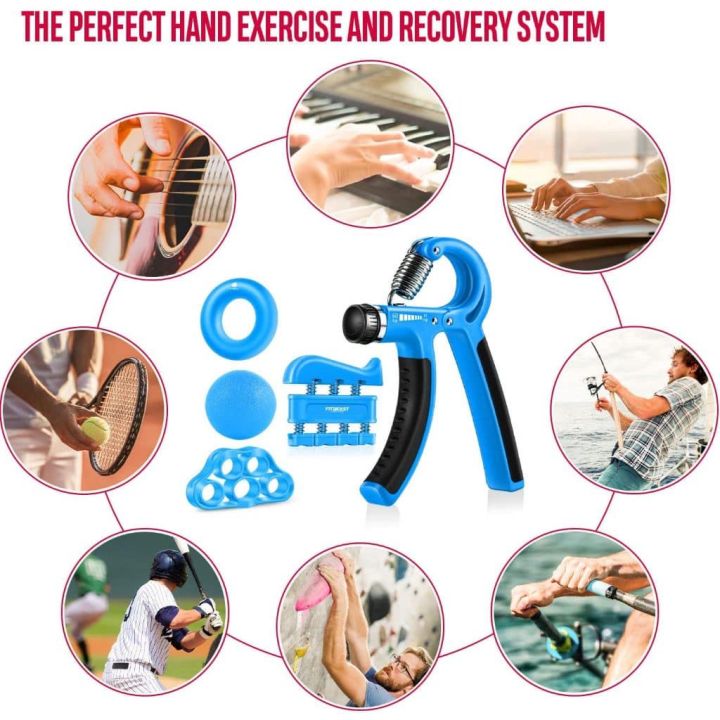 (5pcs/Set)%20Grip%20Trainer%20Kit%20Hand%20Gripper%20Grip%20Strengthener%20Hand%20Grips%20Forearm%20Exerciser%20Grip%20Adjustable%20Resistance%20-%20Image%203