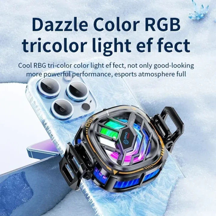 X76 for Professional Gamer  Mobile Phone Cooler 5V/2A Fan Low Noise Game ComponentProfessional Gamer  Mobile Phone Cooler 5V/2A Fan Low Noise Game Component